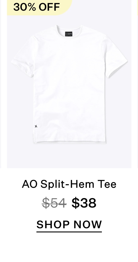 AO Split-Hem Tee