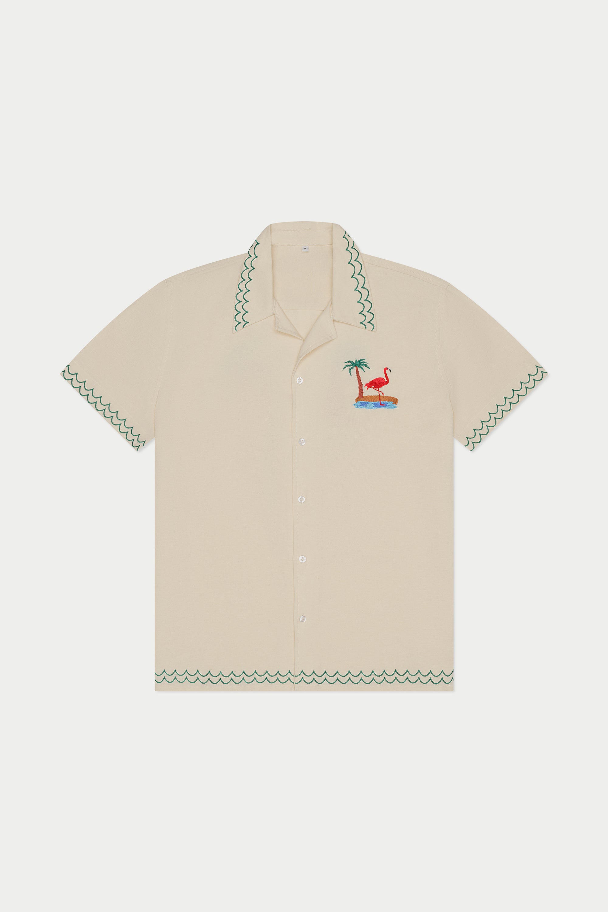 Image of Flamingo Beach Linen Shirt