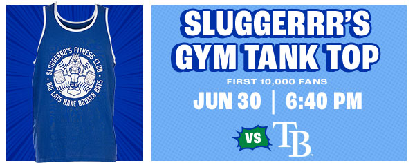 Sluggerrr's Gym Tank Top - June 30 - Get Tickets