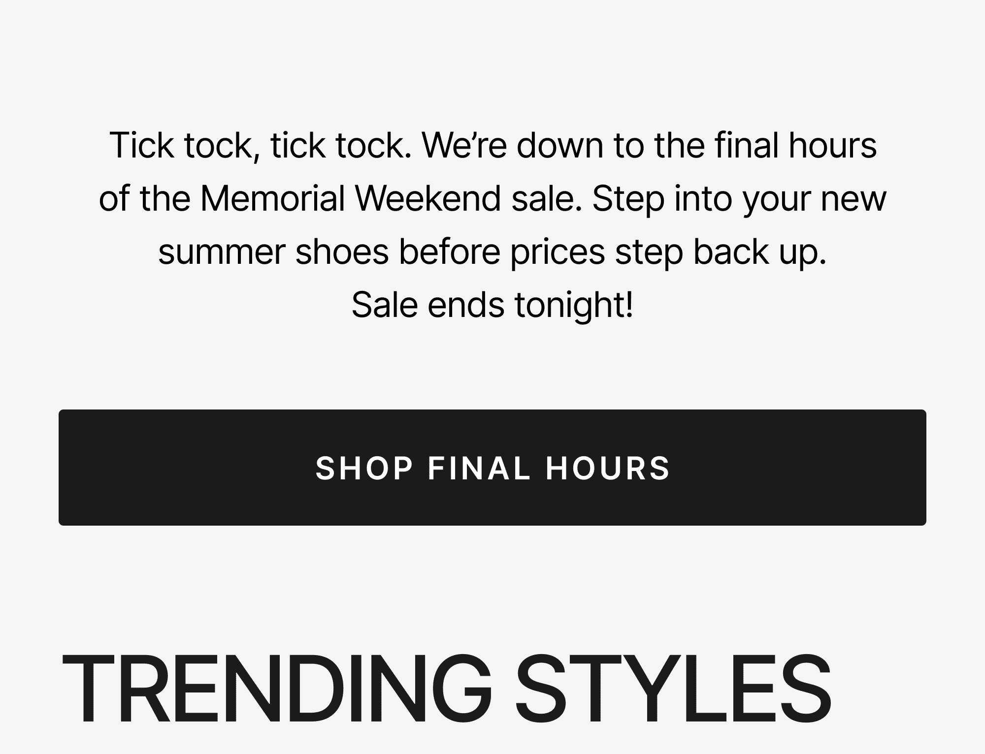 IF YOU'VE BEEN WAITING FOR A SIGN TO RESTOCK YOUR SUMMER WARDROBE, THIS IS IT!