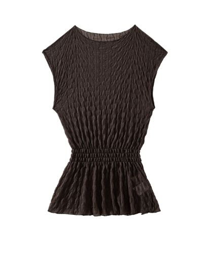 BEATRIZ TUNIC IN CHOCOLATE