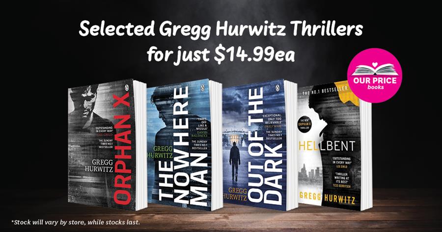 Selected Gregg Hurwitz for just $14.99 each!