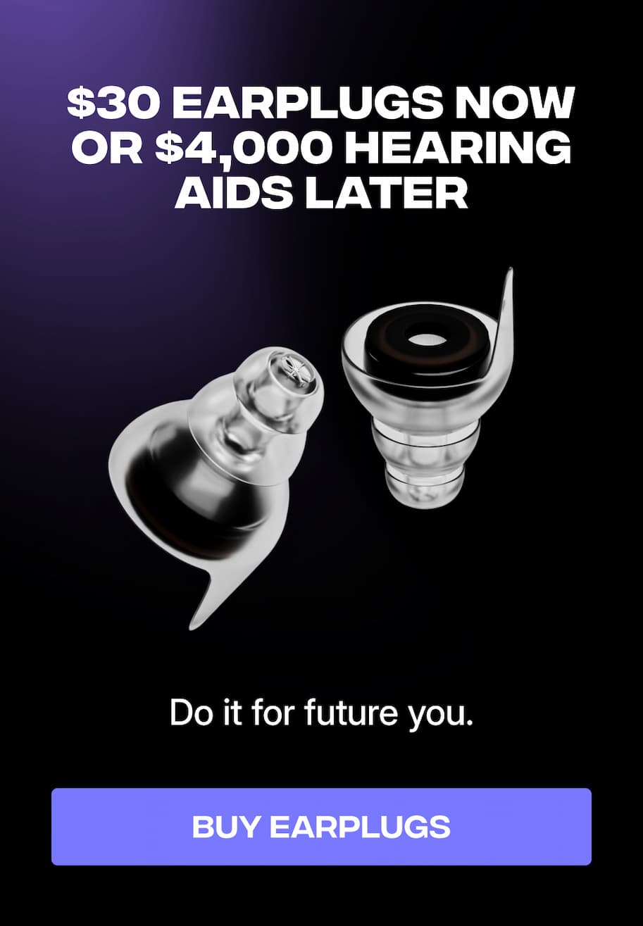 $30 Earplugs Now or $4,000 Hearing Aids Later