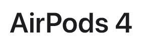 AirPods 4