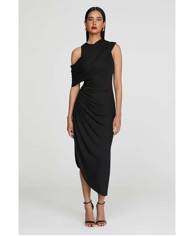Shop the Gabrielle Matte Jersey Midi