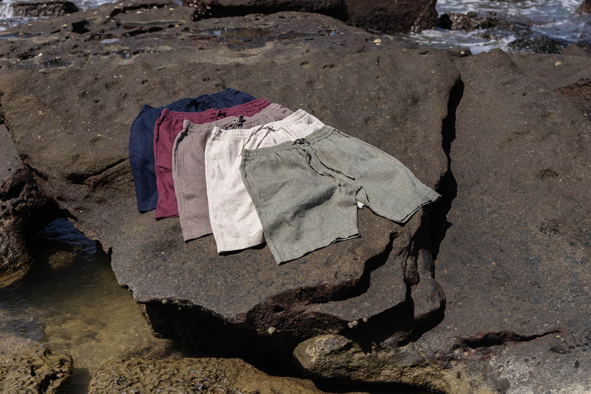Shop Gunn Linen Resort Shorts online and instore at Rodd & Gunn