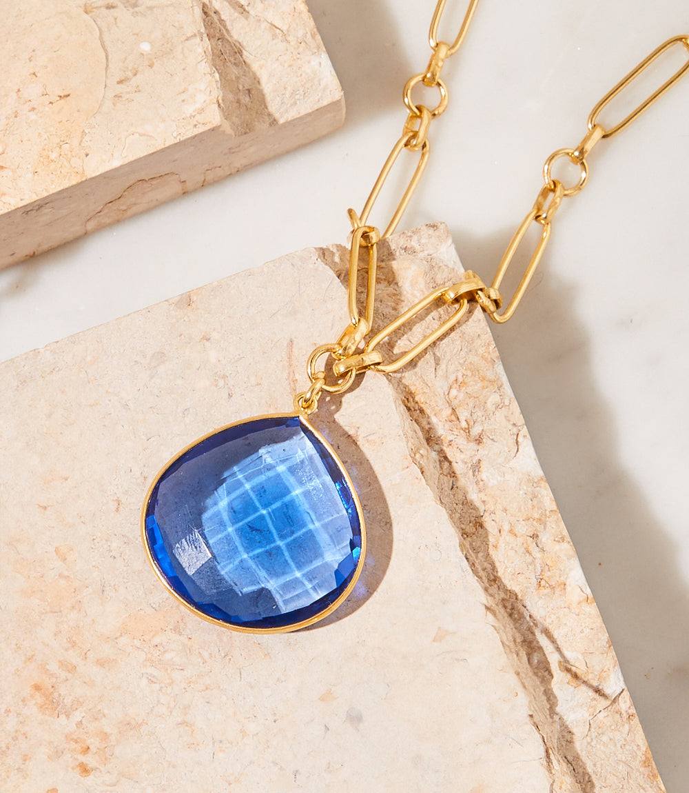 Image of Blue Tanzanite Pendant Necklace