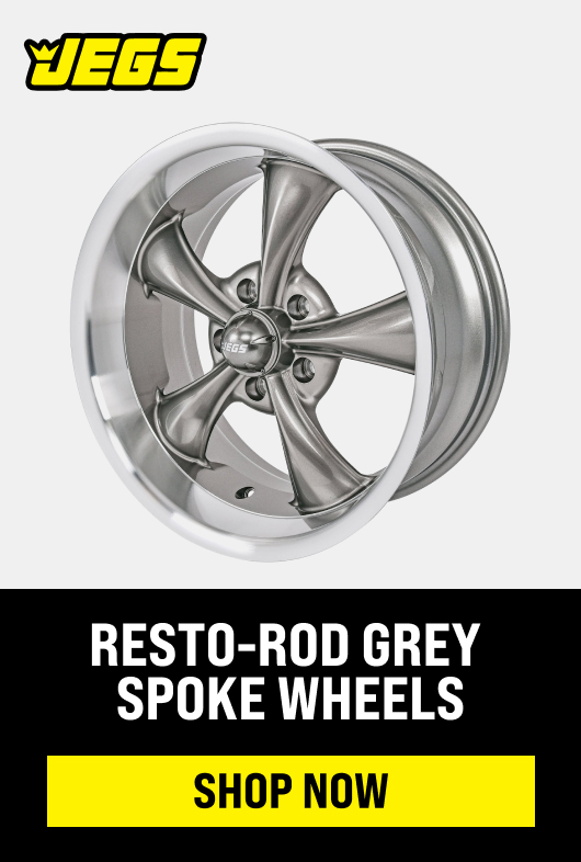 Resto-Rod Grey Spoke Wheels