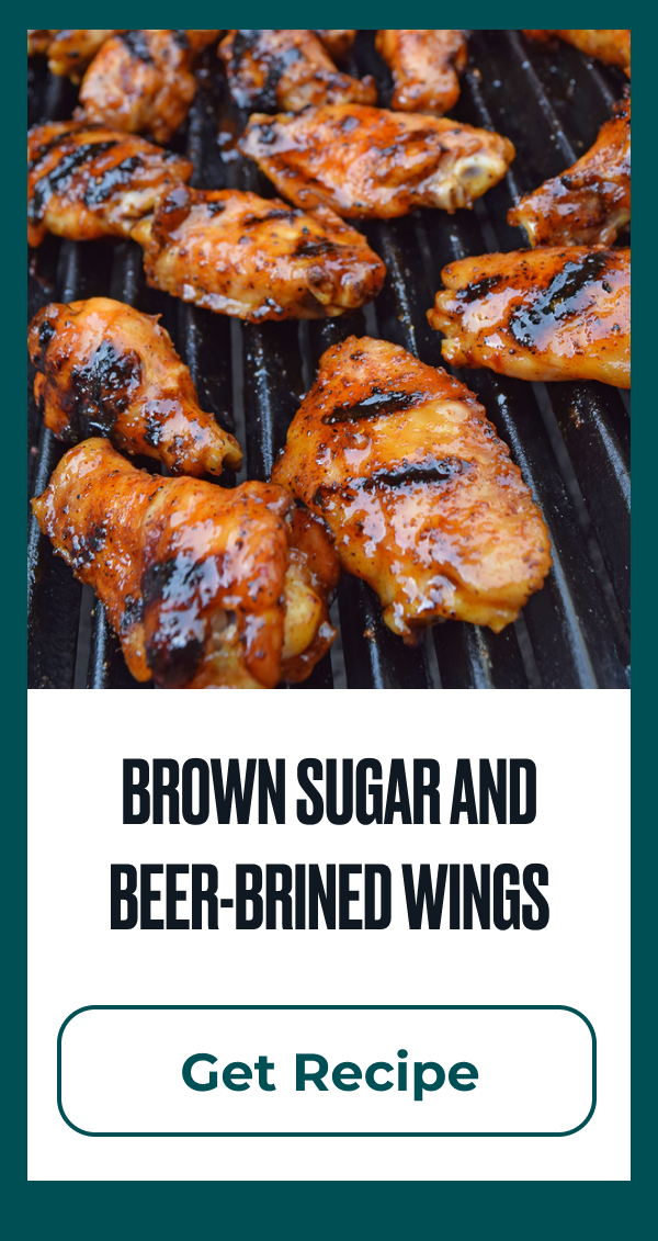 Brown Sugar and Beer-Brined Wings