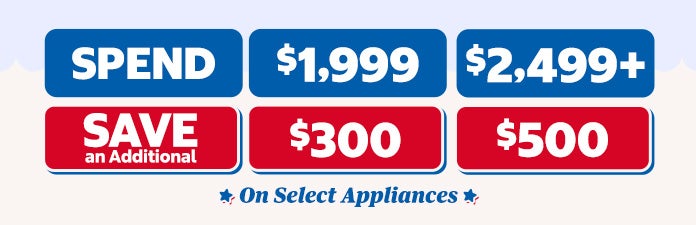 Appliance Spend and Save