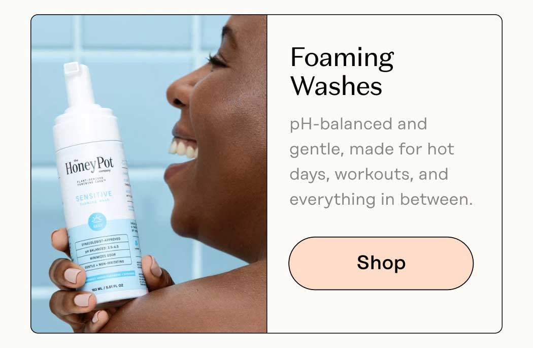 Foaming Washes pH-balanced + gentle = summer must-have. Shop Washes