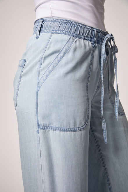 Scarlett Drawstring Utility Wide Leg - Brussels