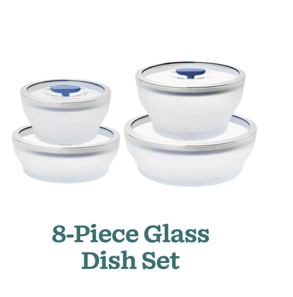 8-Piece Glass Dish Set