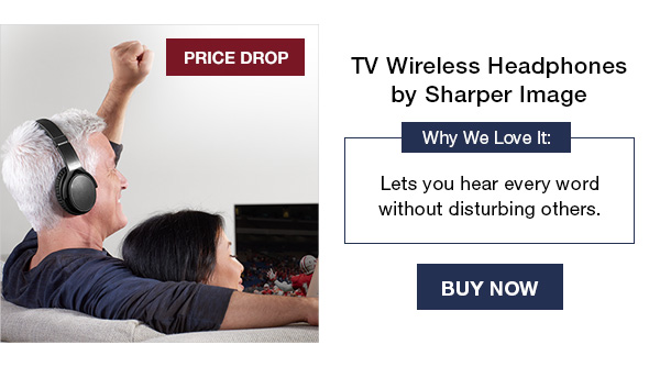 TV Wireless Headphones by Sharper Image