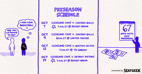 Preseason Schedule graphic