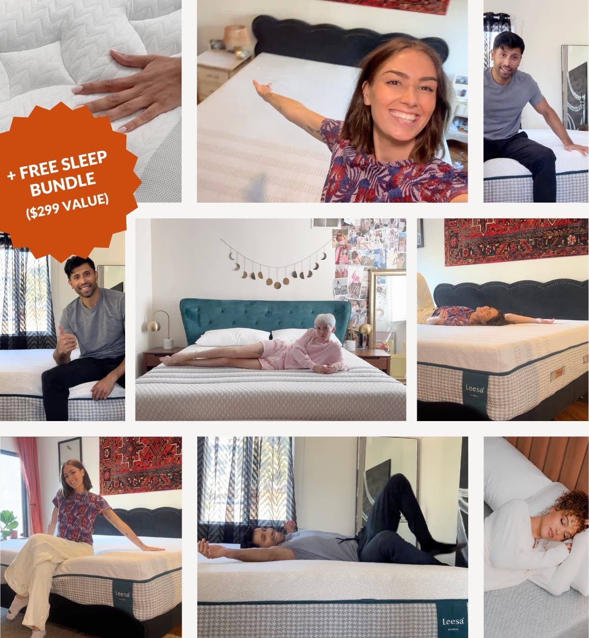 30% OFF AWARD-WINNING MATTRESSES + FREE SLEEP BUNDLE ($299 VALUE)