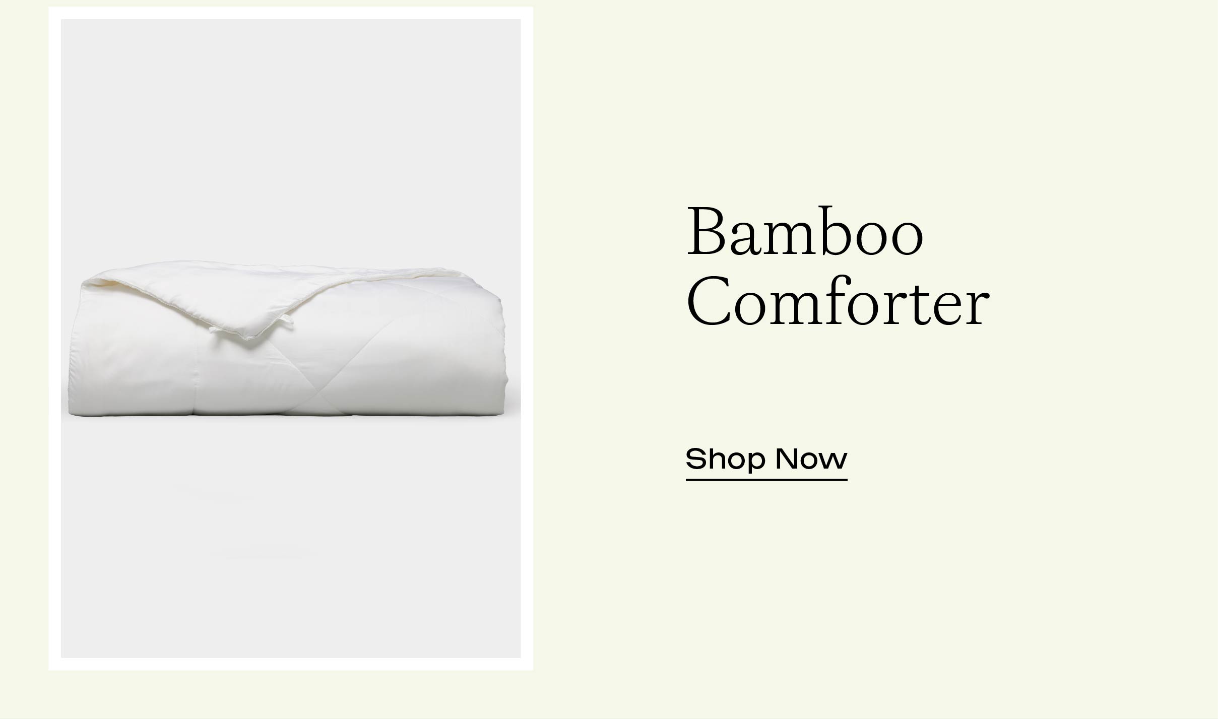 BAMBOO COMFORTER