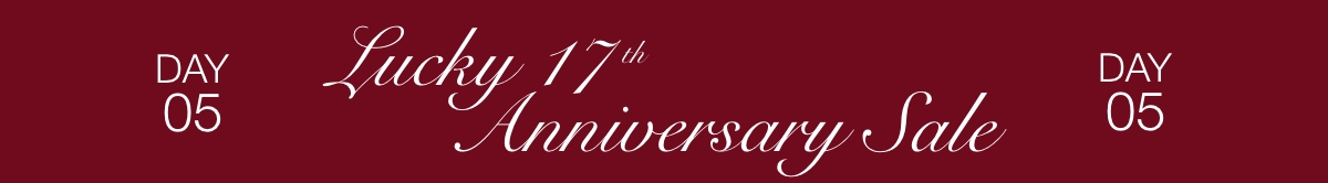 Lucky 17th Anniversary Sale Day 5: 25% Off Complexion