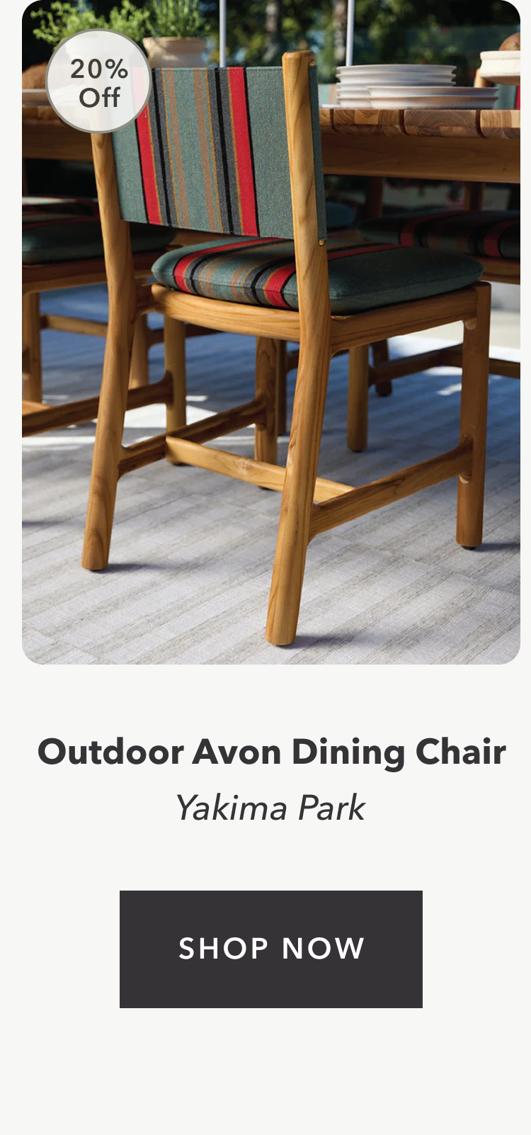 20% Off Outdoor Avon Dining Chair