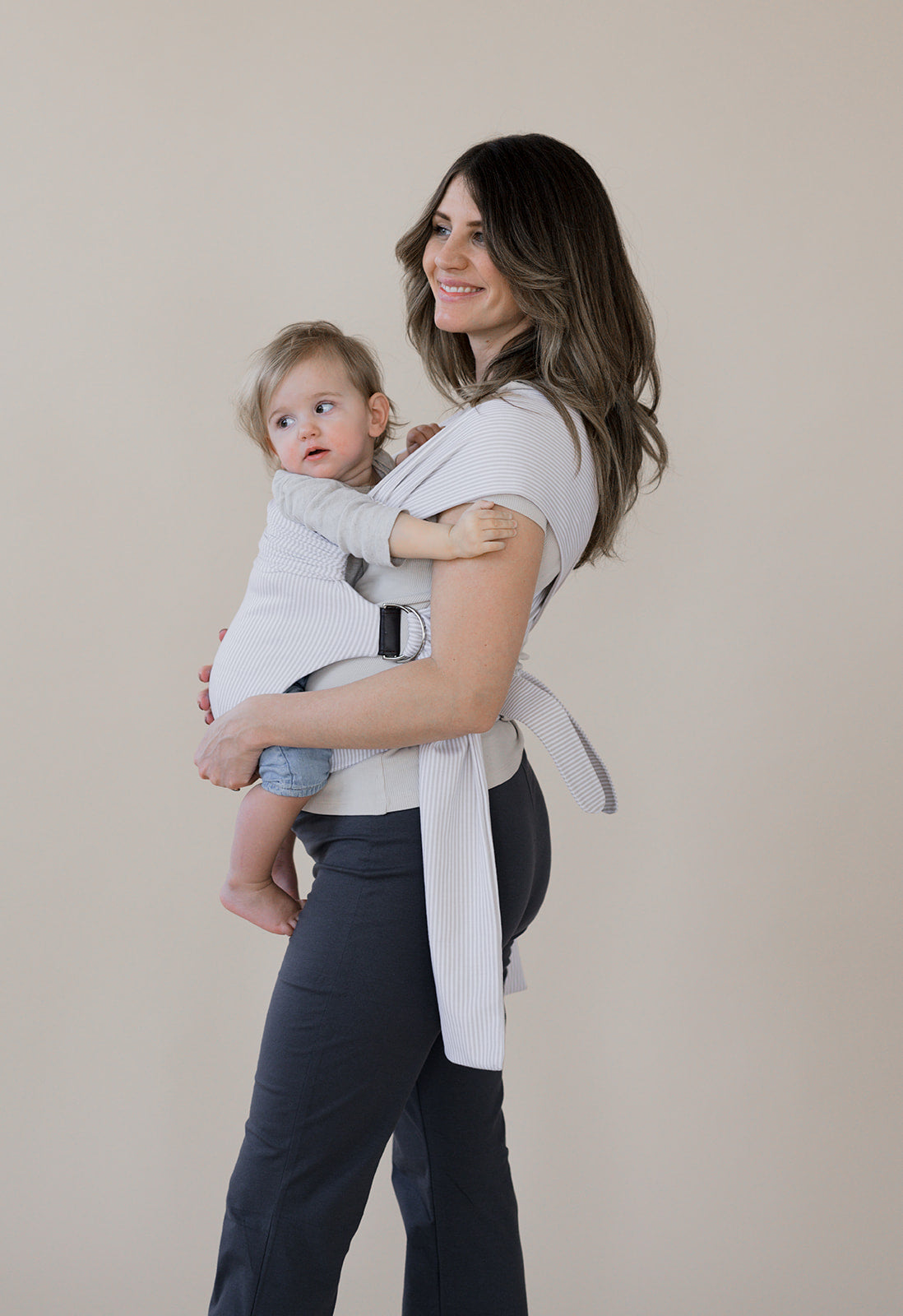 Simple Wrap | Oatmeal Stripe