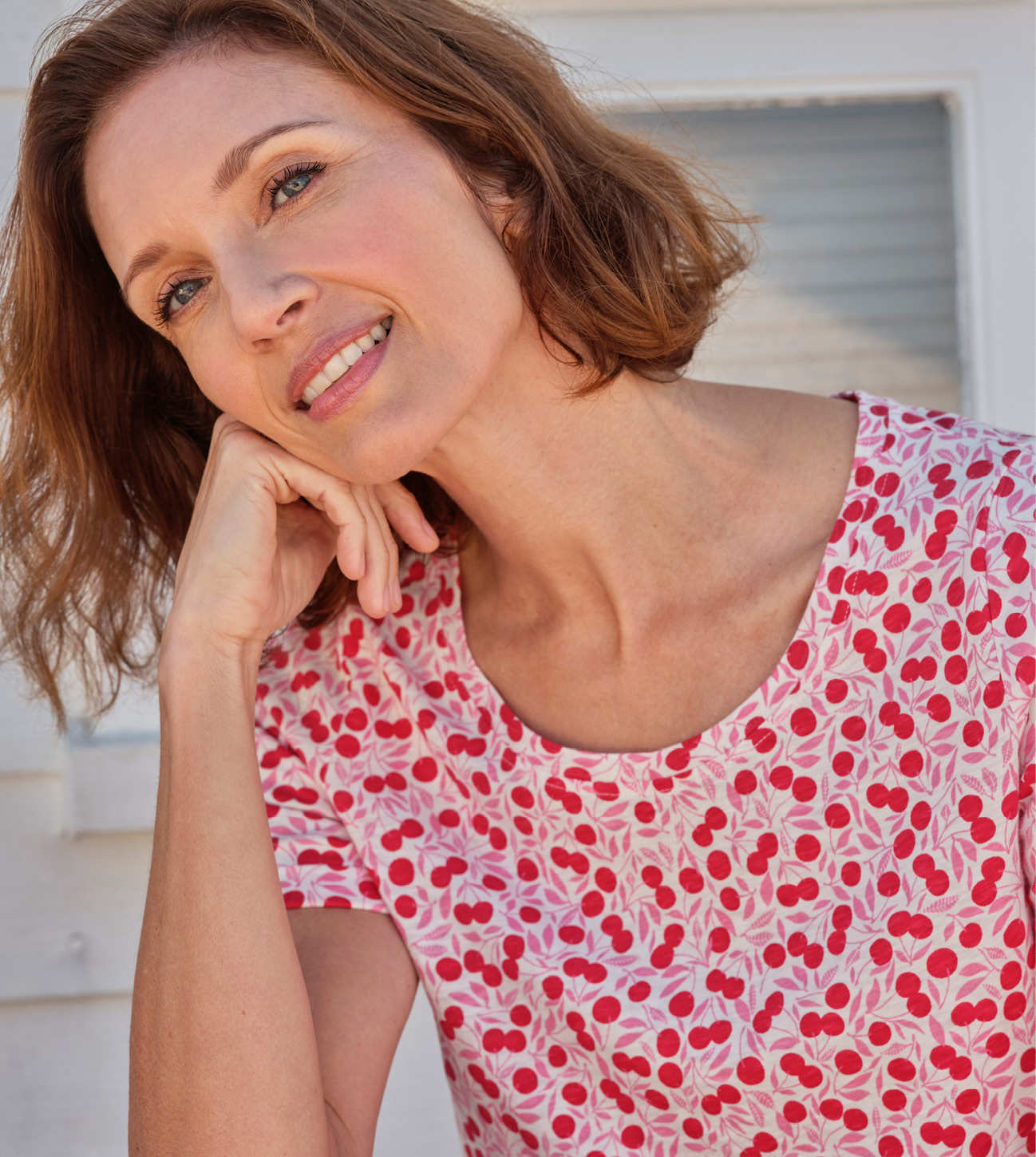 Organic Cotton Scoop Neck Top