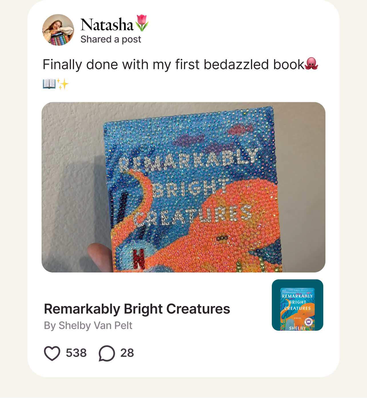Post from Natasha
