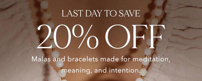 20% OFF malas & bracelets
