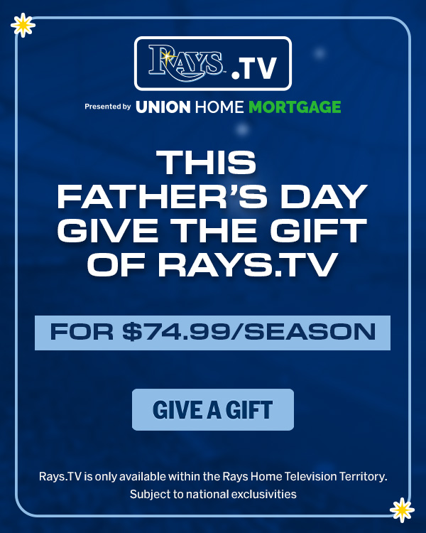 This Father's Day Give the gift of Rays.TV