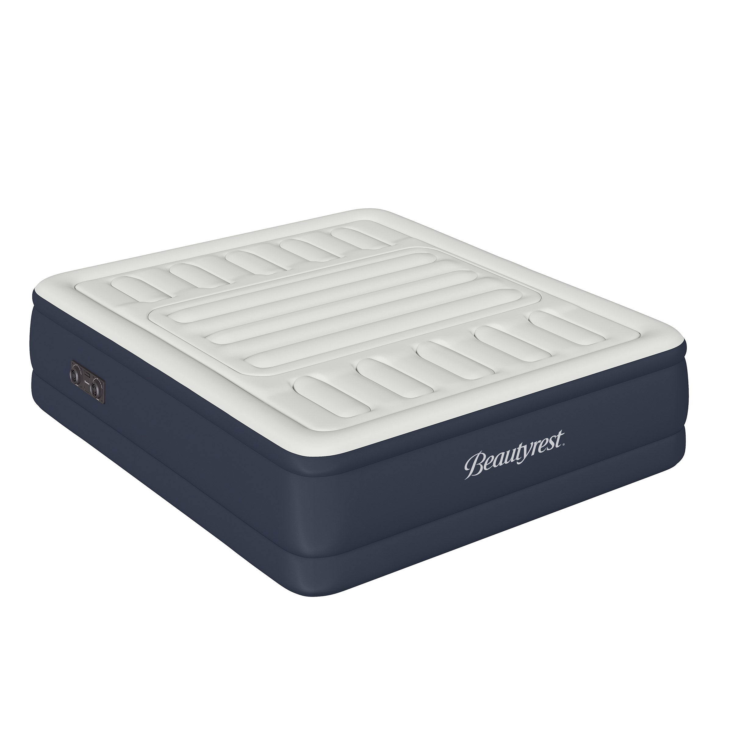 Beautyrest 20-inch Lumbar Adjust 3-Zone Adjustable Air Bed with Built-in Pump