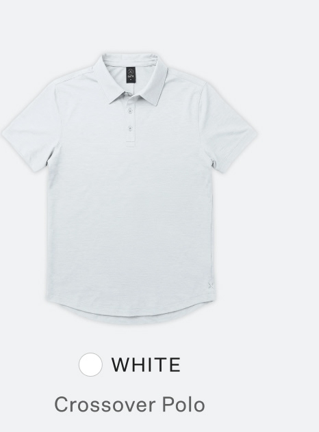 Crossover Polo in White