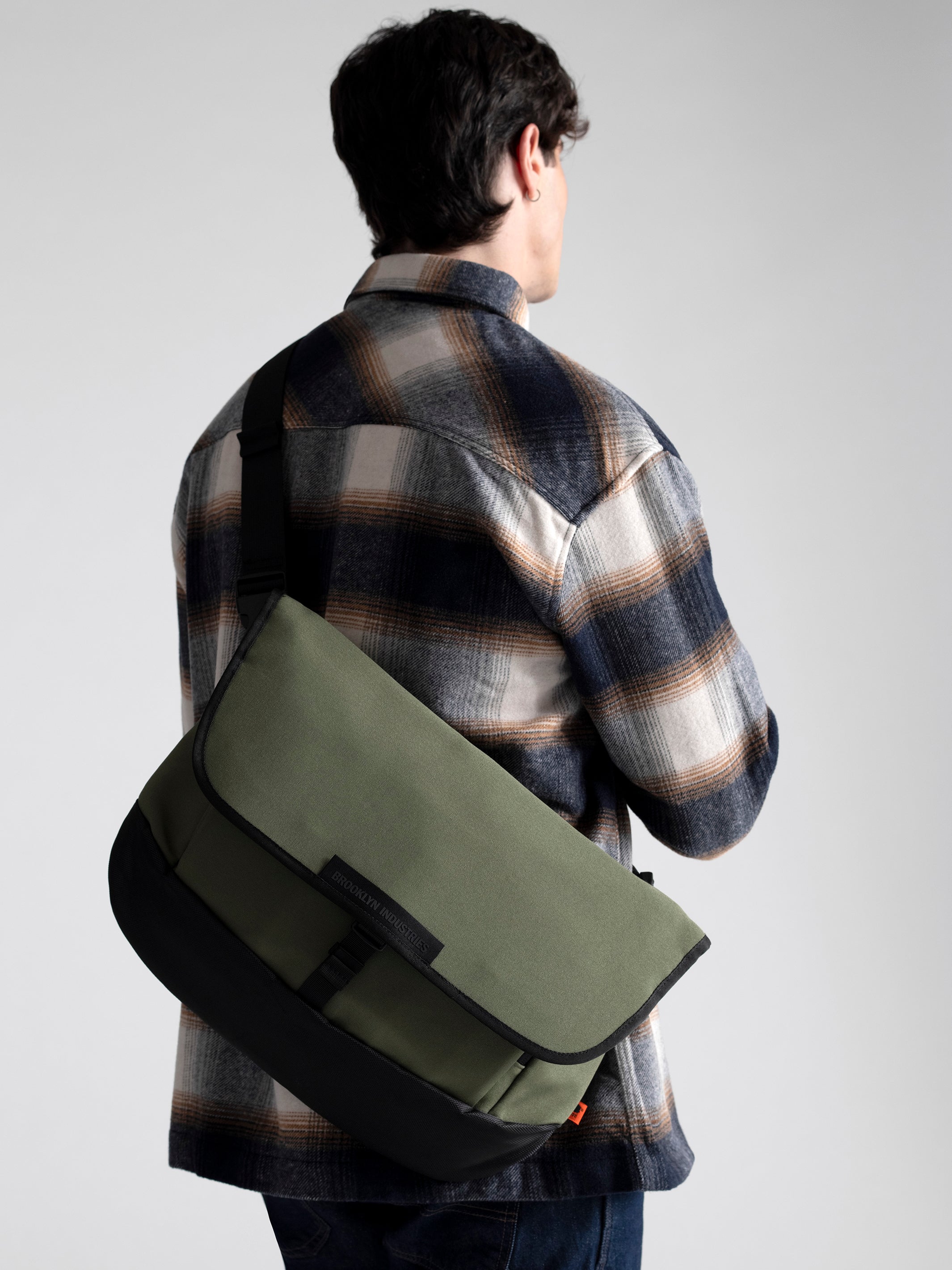 Image of Utility Messenger Bag in Khaki