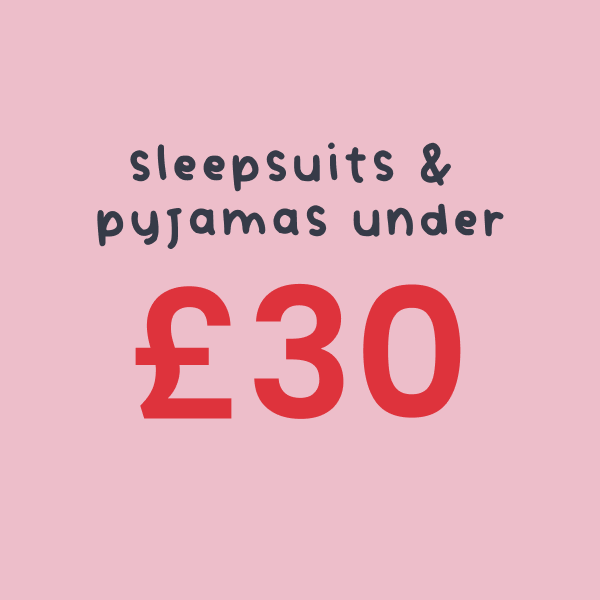 sleepsuits & pyjamas under £30