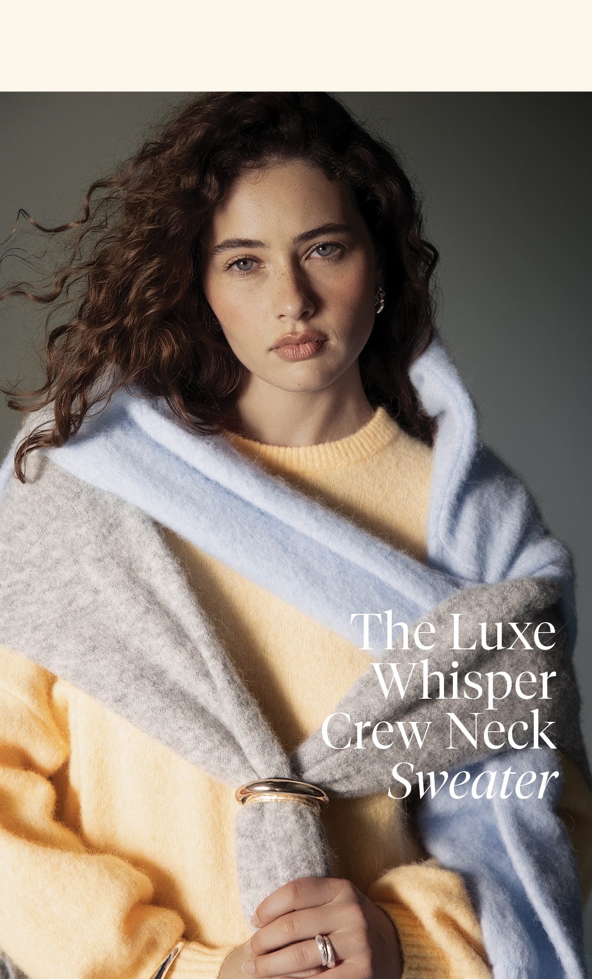 The Luxe Whisper Crew Neck Sweater