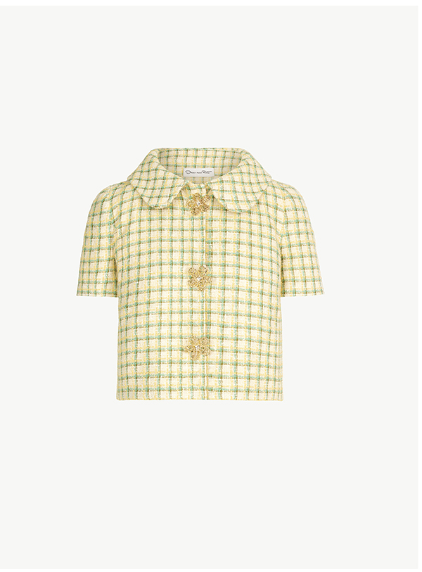 Checked Tweed Jacket