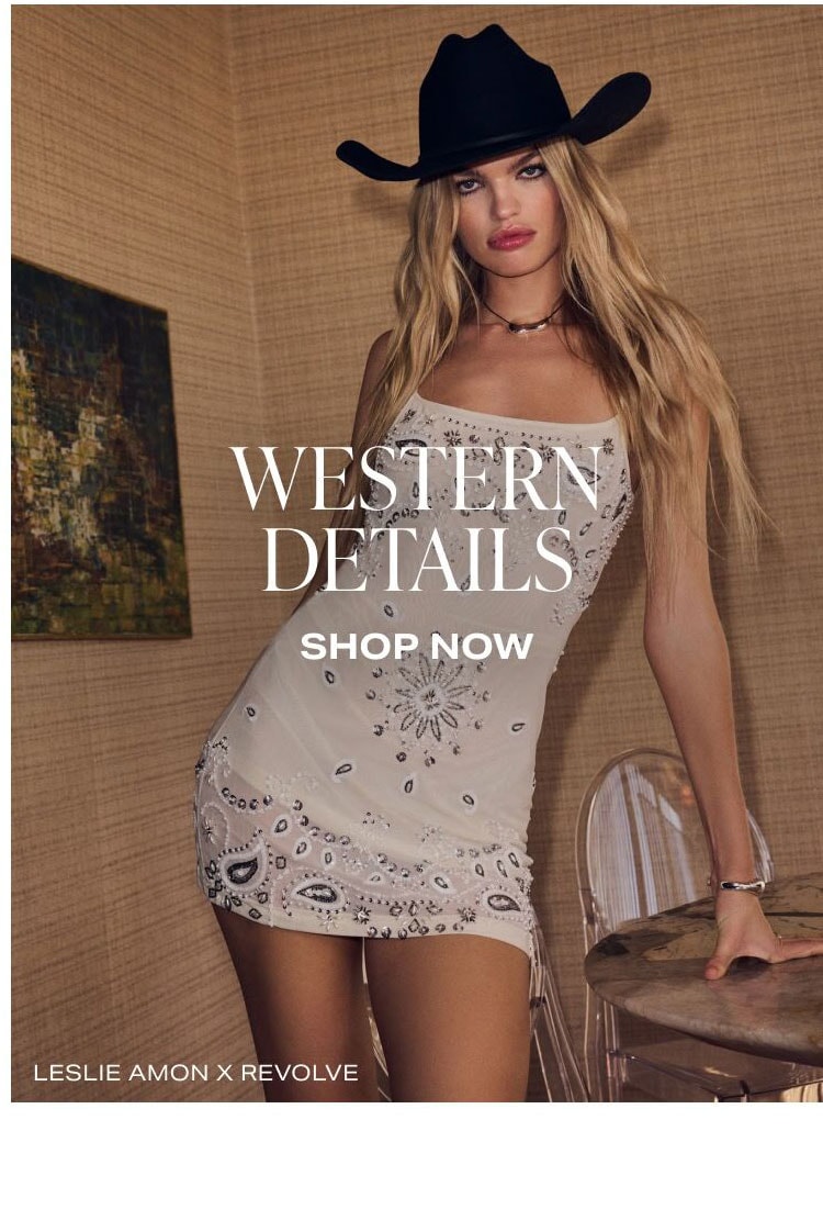 WESTERN DETAILS. SHOP NOW