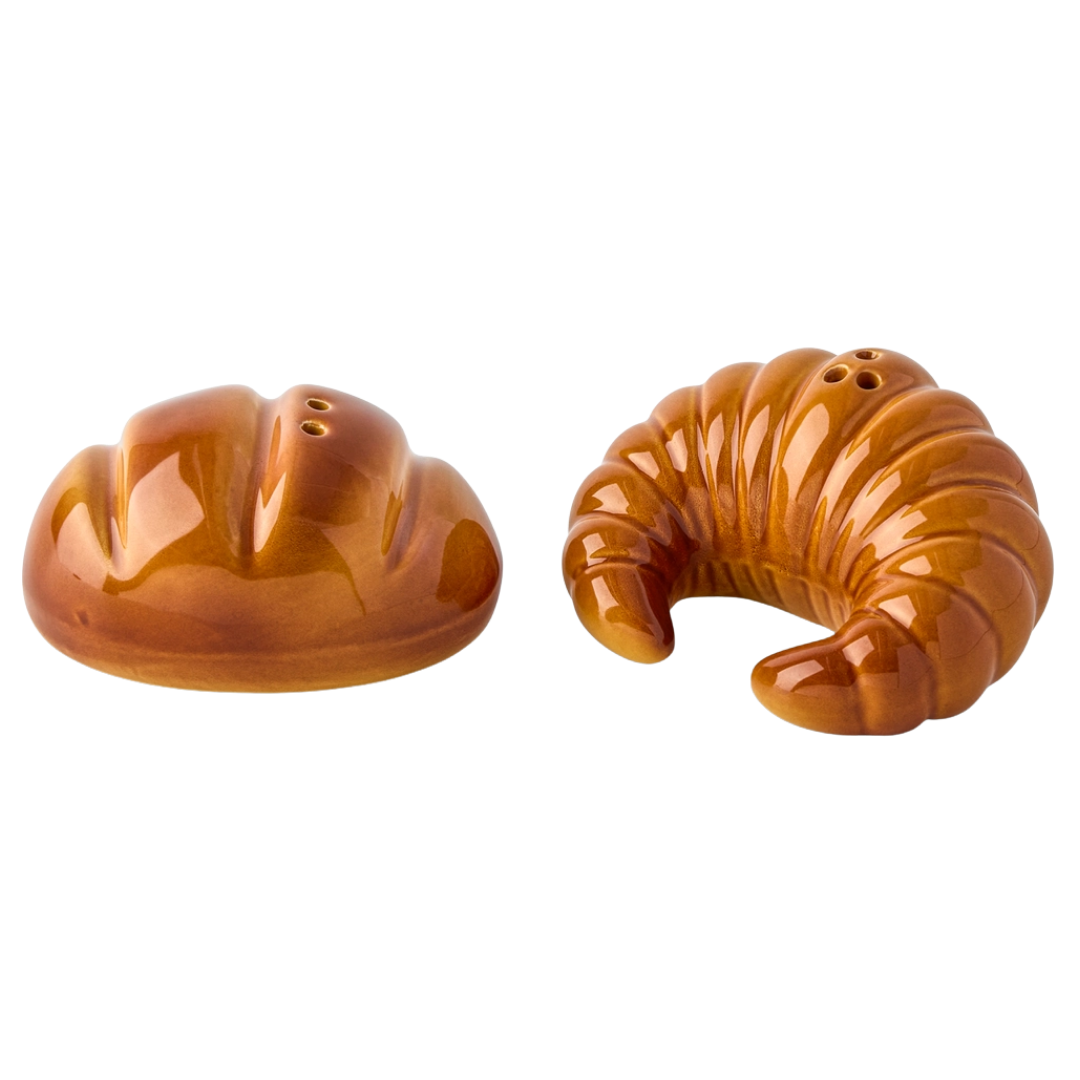 Image of Ceramic S&P Shaker Set - Croissants