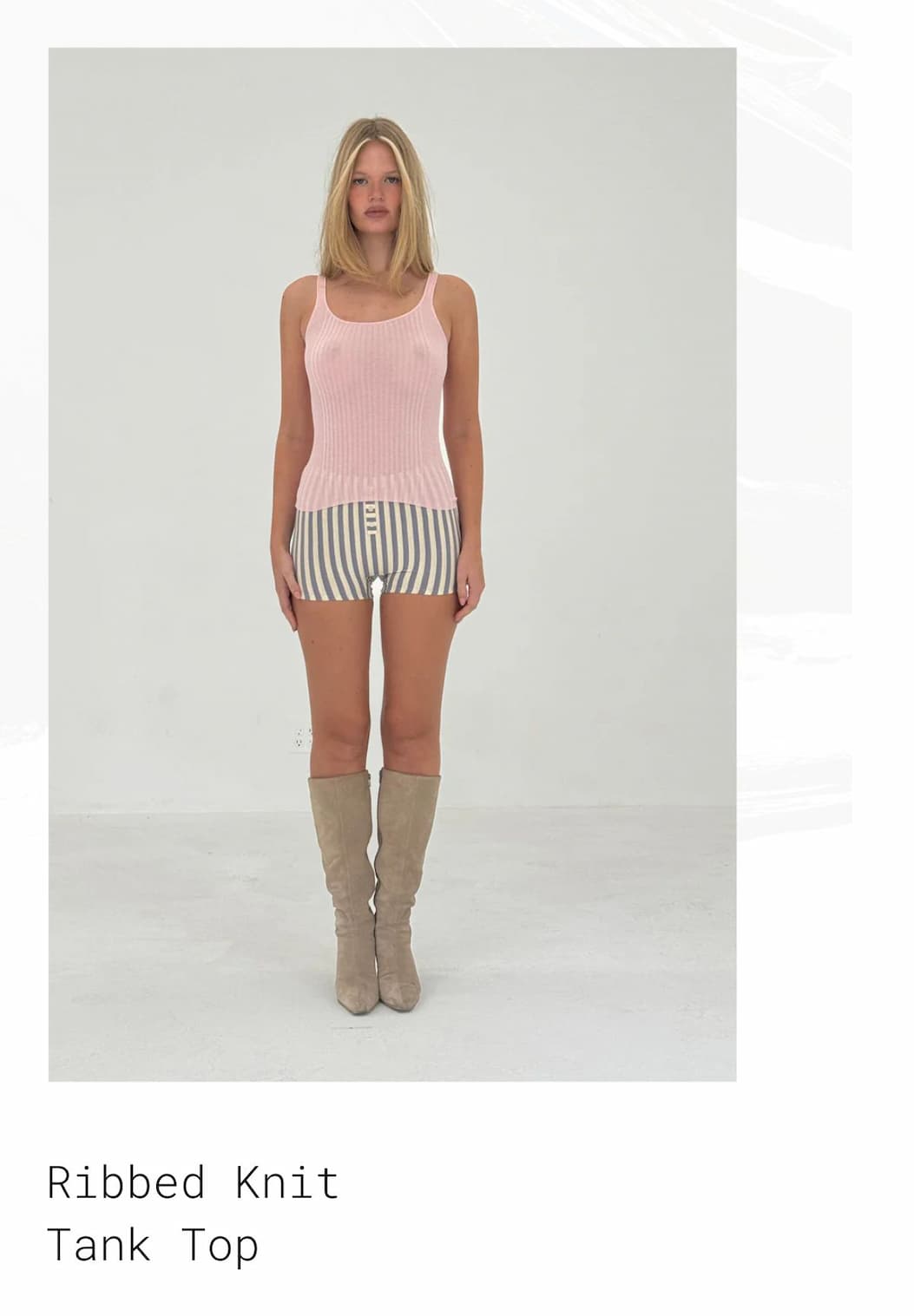 Ribbed Knit Tank Top