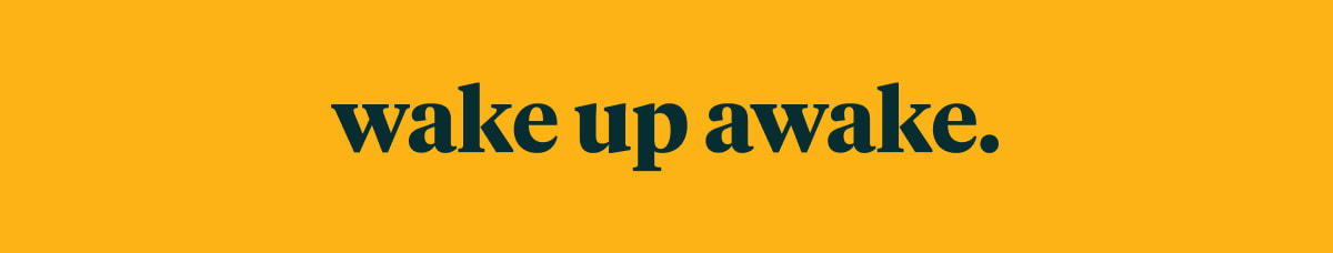 wake up awake.