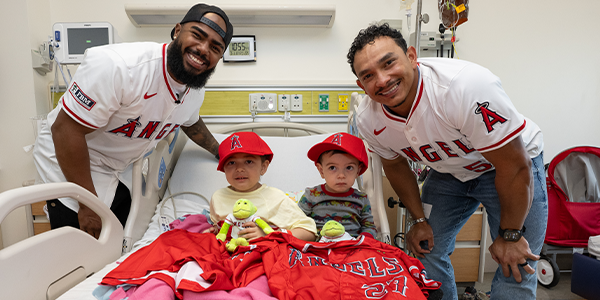 Angels Players Bring Joy to MemorialCare Miller Children's Hospital