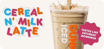 Our Cereal N' Milk Latte tastes like Saturday mornings