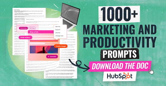 1,000+ AI Prompts for Marketing and Productivity