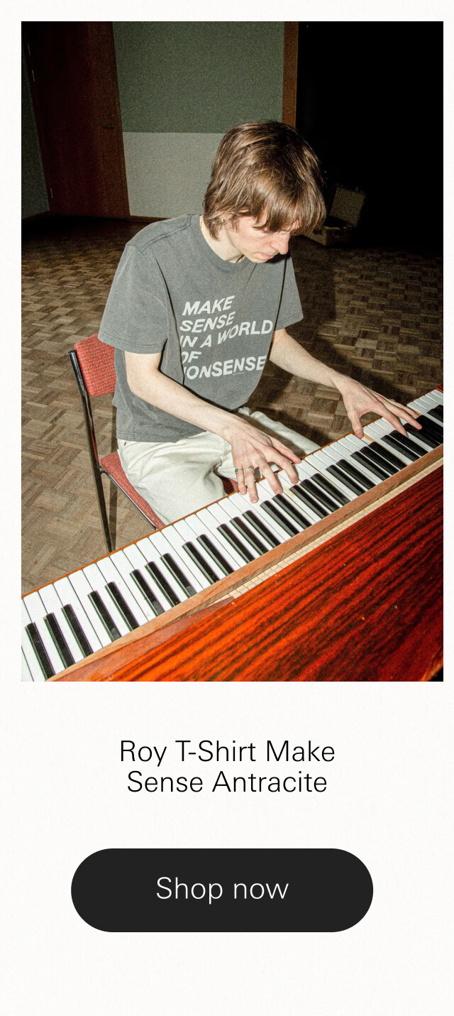 Roy T-shirt Make Sense Antracite