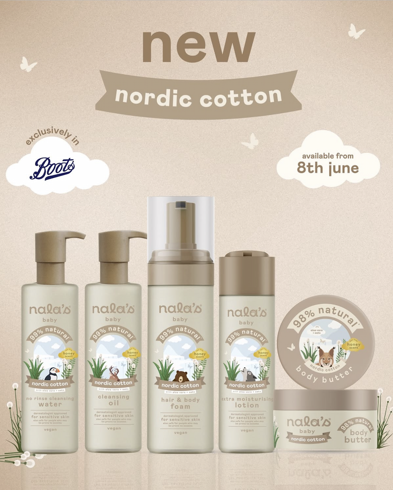 Nordic Cotton: 99% natural with a bee-free honey scent