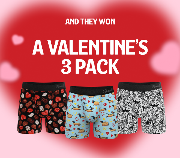 And they Won a Valentine's 3 Pack