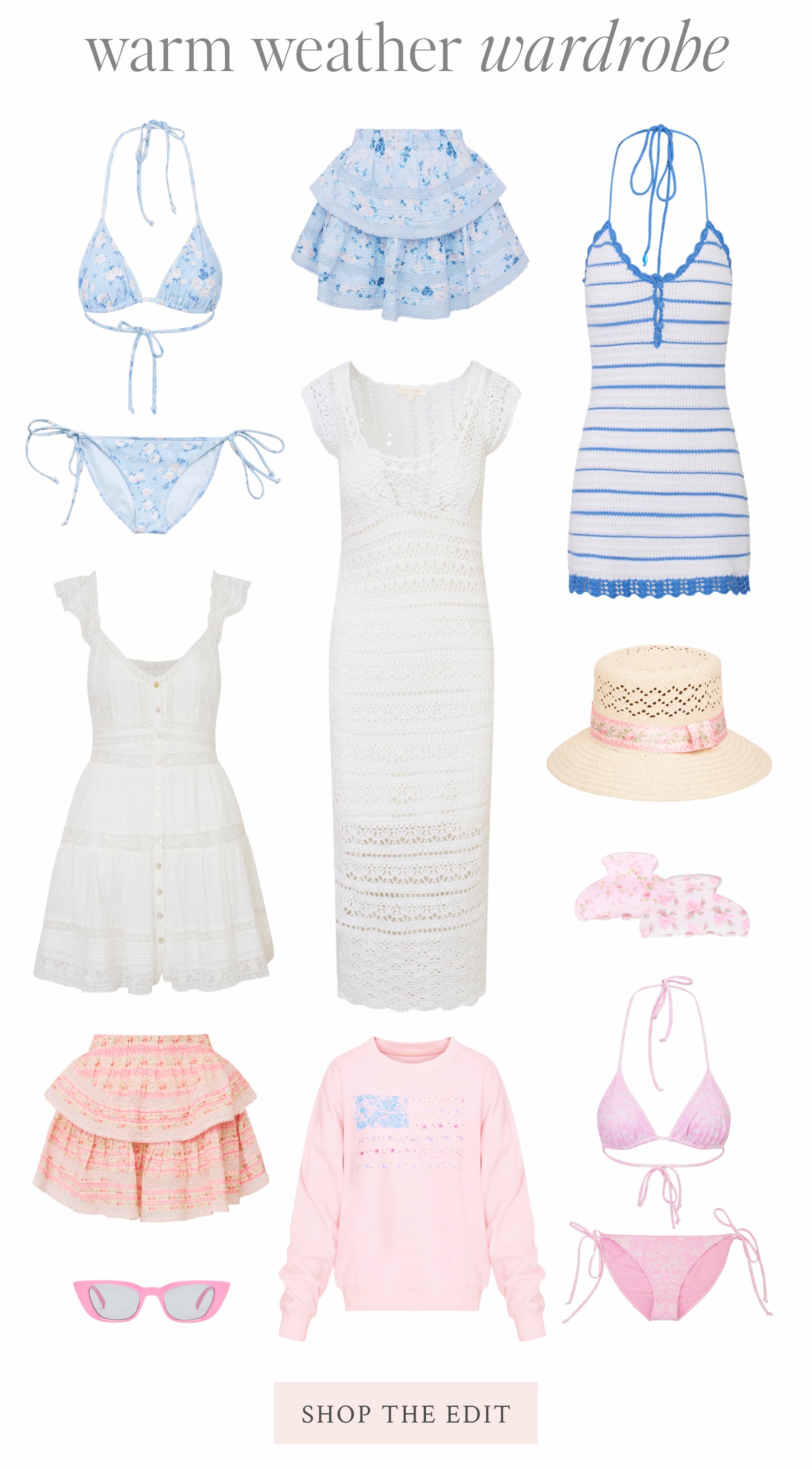 WARM WEATHER WARDOBE <SHOP THE EDIT>
