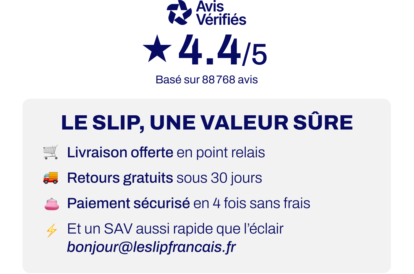 Le Slip, Une Valeur Sûre 
