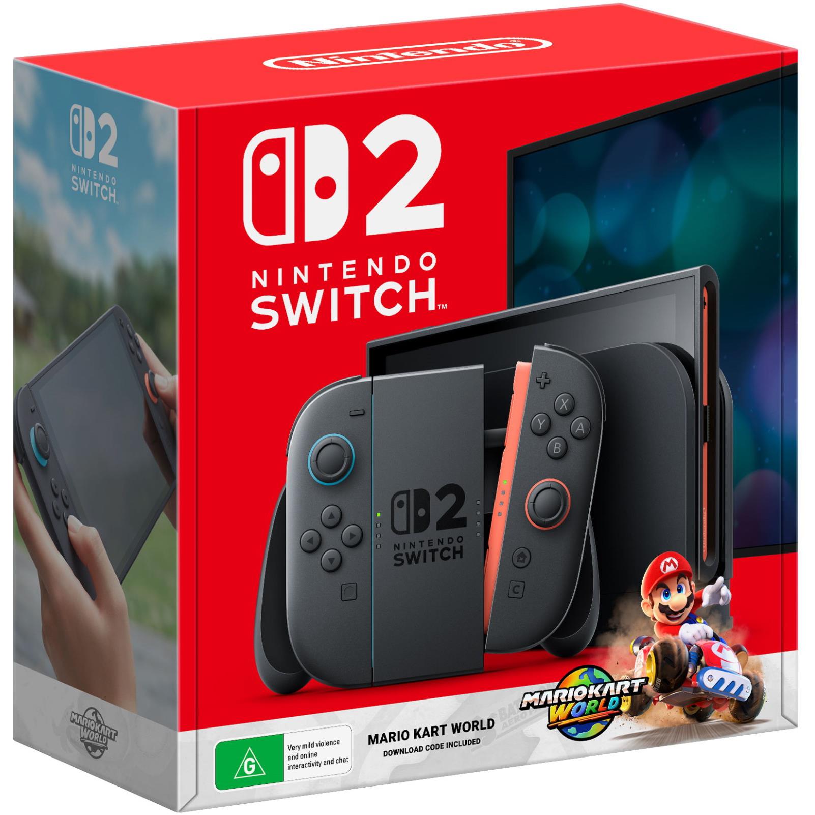 Image of Nintendo Switch 2 Console + Mario Kart World Bundle