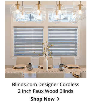 Blinds.com Designer Cordless 2 Inch Faux Wood Blinds | Shop Now >