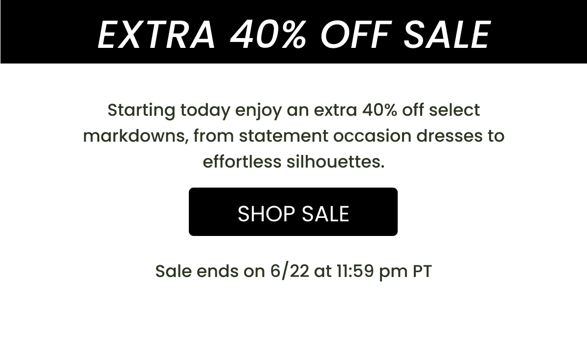Shop sale