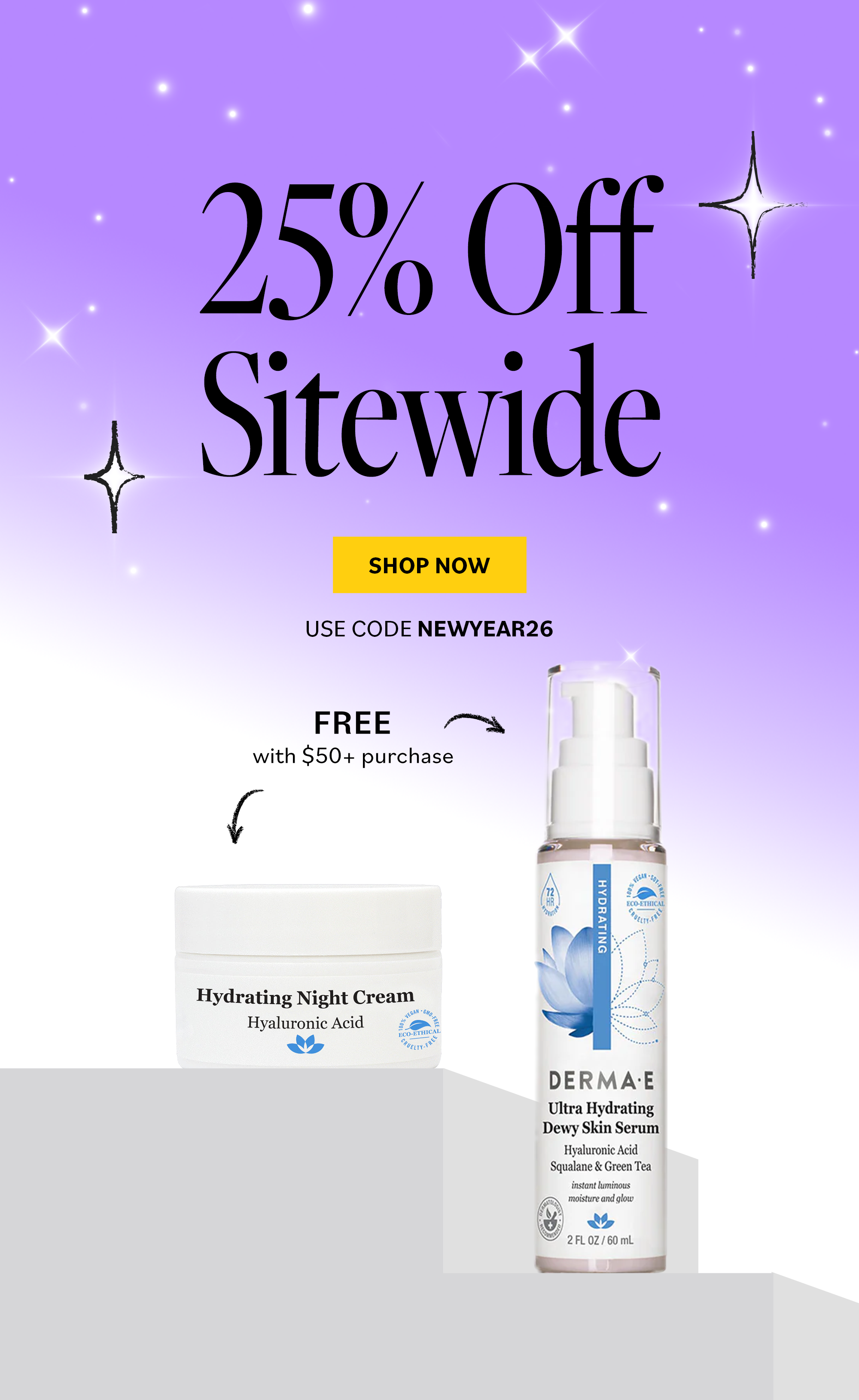 25% off sitewide + Free gifts
